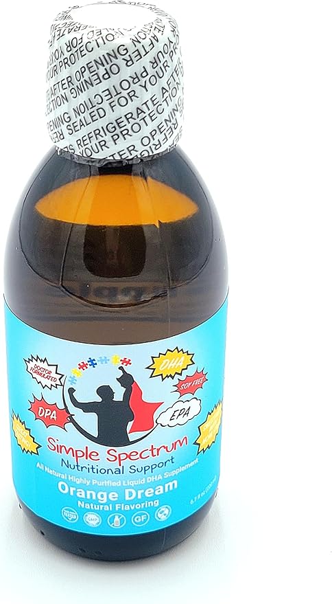 Simple Spectrum, All Natural Fish Oil, Omega 3 DHA Supplement