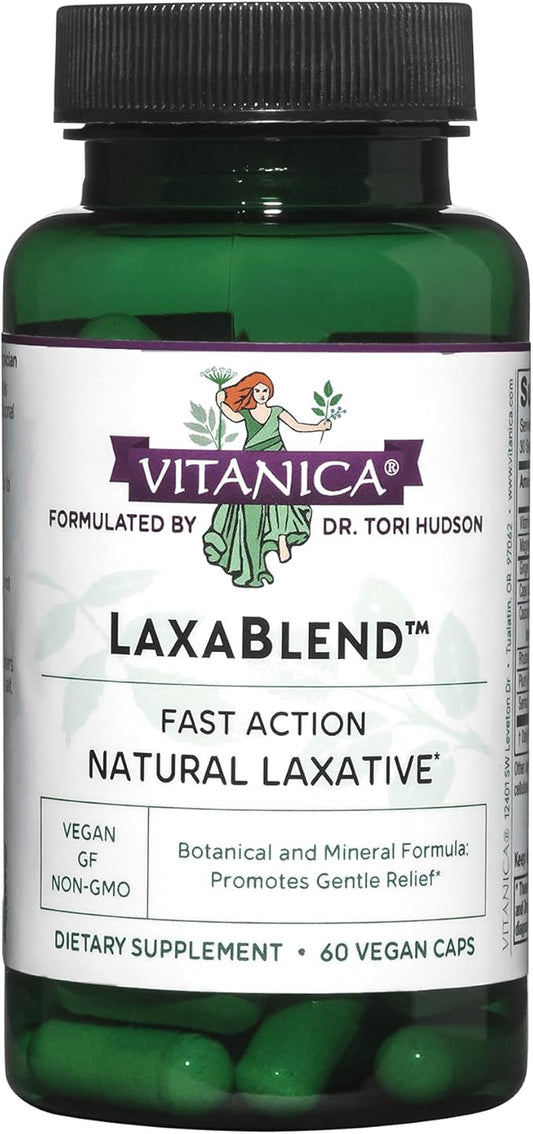 Vitanica LaxaBlend, Natural Laxative, Vegan, 60 Capsules