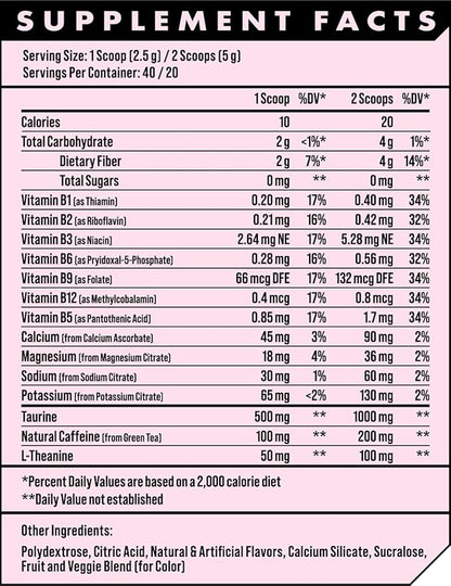Advanced Energy - Energy Boosting Formula with Electrolytes for Hydration - L-Theanine to Combat Jitters - Sugar Free & Keto Friendly - No Maltodextrin (40 Servings) (Lychee)