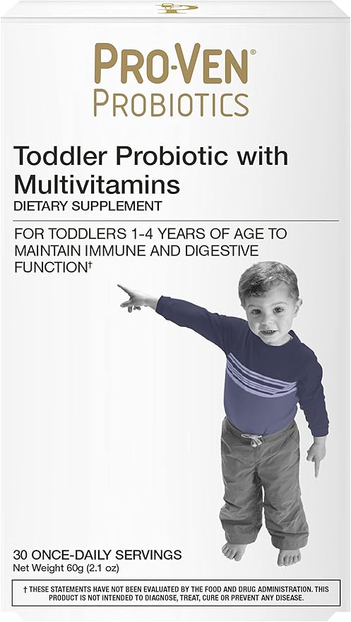 Toddler Probiotic with A-Z Multivitamins & Prebiotics for Ages 1-4 | 5 Billion CFUs | Supports Immune, Gut & General Health | Berry Flavor Powder | 30 Day Supply | Vegetarian & Gluten Free