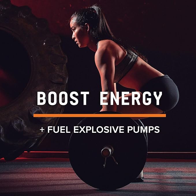 Beyond Raw LIT Pre-Workout Powder Supplement, Jolly Rancher Cherry, Energy, Focus, Endurance, Pumps, Nitric Oxide Boost, 250mg Caffeine, Creatine, Beta Alanine, 30 Servings