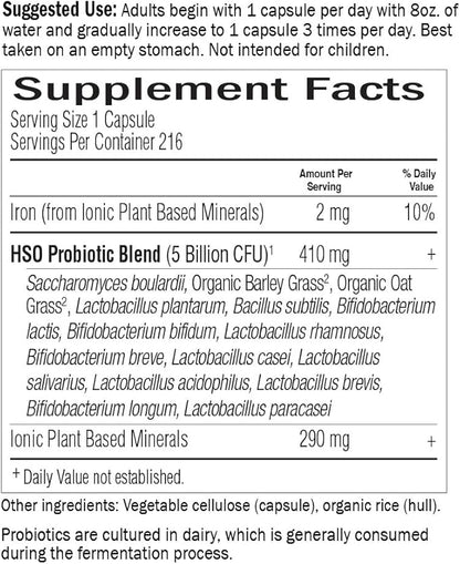 Garden of Life Whole Food Probiotic Supplement - Primal Defense ULTRA Ultimate For Digestive and Gut Health, 216 Vegetarian Capsules