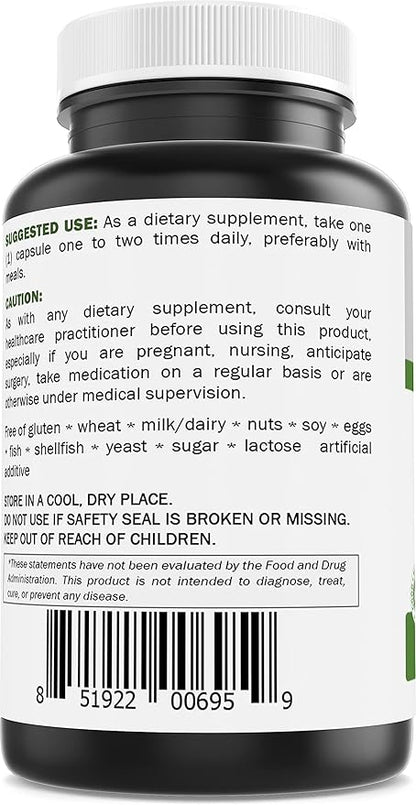 Brieofood CoQ10 600 mg per Capsule - Heart Health Support - 60 Count