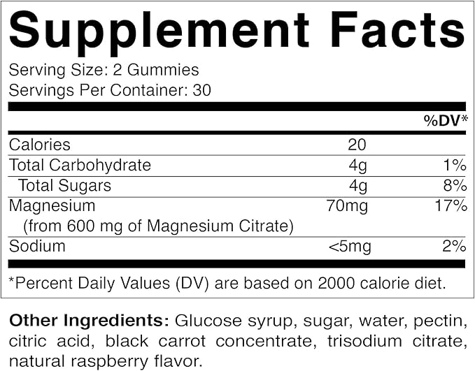 Vitamatic Magnesium Gummies & Melatonin Gummies Combo - 60 Count Each