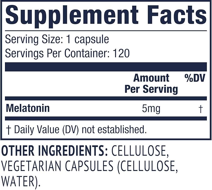 Vimergy Melatonin – Natural Sleep Aid – Sleep Supplement – Helps You Fall Asleep Faster & Stay Asleep Longer - Non-GMO, Gluten-Free, Kosher, Soy-Free, Vegan, Paleo (120 Counts)