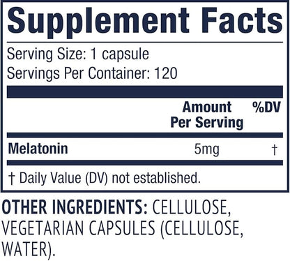 Vimergy Melatonin – Natural Sleep Aid – Sleep Supplement – Helps You Fall Asleep Faster & Stay Asleep Longer - Non-GMO, Gluten-Free, Kosher, Soy-Free, Vegan, Paleo (120 Counts)