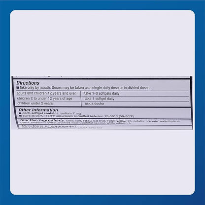MAJOR Docusate Sodium 100 mg - Stool Softener Tablets for Constipation Relief - Helps Stop Constipation - Stool Softeners for Women, Men, and Kids Ages 12+ - 100 Tablets (4 Pack)