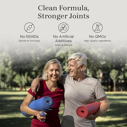Turmeric Curcumin Supplement with Glucosamine, Chondroitin & MSM – Joint Support for Mobility, Flexibility & Comfort – Active Lifestyle Formula – 60 Capsules