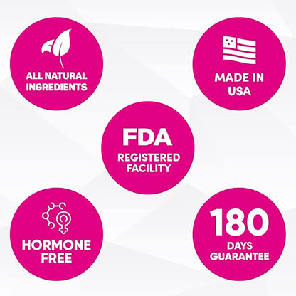GleeFull Over 30 Hormone Support - Menopause Supplements for Women - Hormone Balance for Women - Hot Flash Relief - Menopause Support