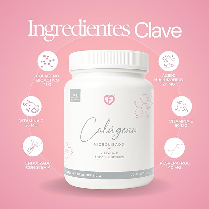 Caro FIT - Hydrolyzed Collagen Powder with Vitamin C and Hyaluronic Acid 500 g