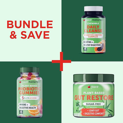 Yuve High Potency Bromelain 500mg 2400GDU Digestive Enzymes - Gut & Joint Health from Pineapple - Helps Digesting Proteins - Plant-Based, Non-GMO, 3rd Party Tested - 120 Capsules