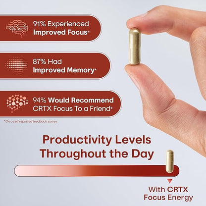 Nootropic Strongest Focus Supplement - Clinically Backed Ingredients Made in USA - Scientifically Backed Doses - Supplement for Brain Fog - AlphaGPC, Lions Mane, Rhodiola and More 10:1 90 Capsules