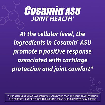 Nutramax Cosamin® ASU Joint Health Supplement with Glucosamine, Chondroitin & ASU for Men’s & Women's Joint Health, 230 Capsules