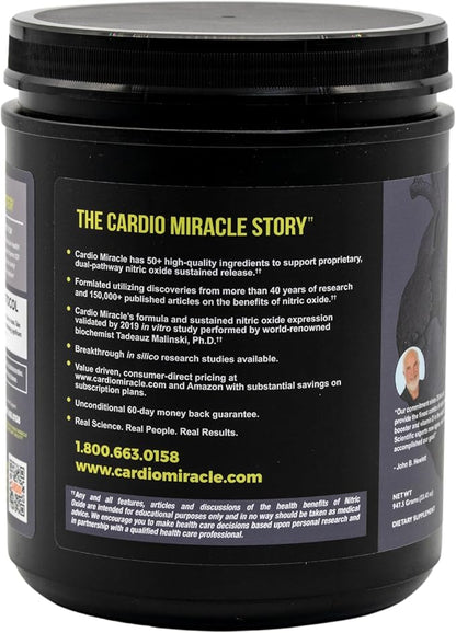 The Complete Nitric Oxide Solution - Nutritional Heart Healthy L-Arginine and Organic Beetroot Drink Mix, 90 Serving Canister