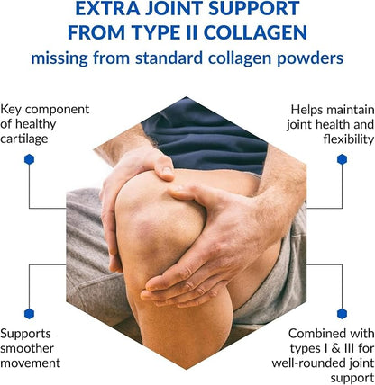 BioTrust Tri Collagen Powder - 3-in-1 Hydrolyzed Collagen Peptides Powder (Types I, II, & III) - Grass Fed Collagen Protein Powder for Anti Aging, Skin, Hair, Bone & Joint Health - Unflavored, 2-Pack