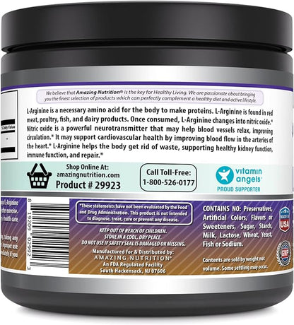 Amazing Formulas L-Arginine Powder Supplement | Non-GMO | Gluten Free | Made in USA (2.2 Lb)