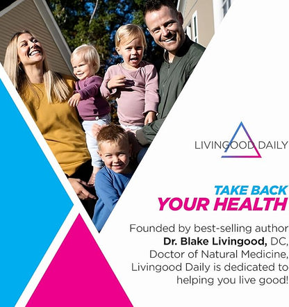 Livingood Daily Collagen Powder for Women & Men, Grass Fed Hydrolyzed Collagen Peptides, Protein & Multivitamins for Healthy Hair, Skin & Nails, Keto & Paleo, Gluten Free, Chocolate, 30 Servings