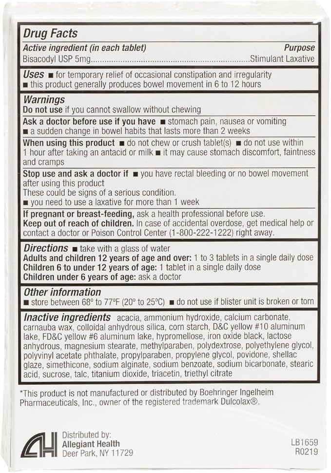 HealthA2Z Laxative Bisacodyl 5mg | Gentle and Fast Overnight Relief for Constipation (75 cout (Pack of 3))