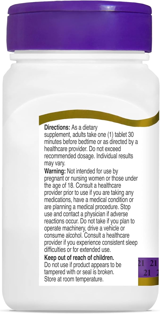 21st Century Melatonin 3 mg Tablets, 200 Count (Pack of 2)