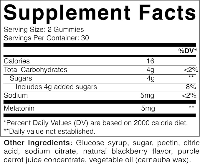 Vitamatic Magnesium Gummies & Melatonin Gummies Combo - 60 Count Each