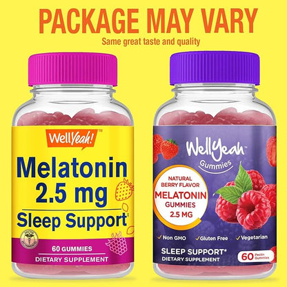 2.5mg Melatonin Gummies - 60 Count