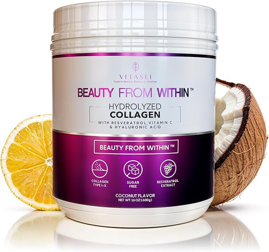 Cocolade Collagen - CocoLade Natural Collagen Drink Mix for Skin, Hair, Nails & Hydration - 16 oz