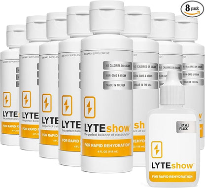 Sugar-Free Electrolyte Supplement for Hydration and Immune Support - 8 Pack, 320 Servings - Keto Friendly - Zinc and Magnesium for Rapid Rehydration, Workout, Muscle Recovery, Energy - Vegan