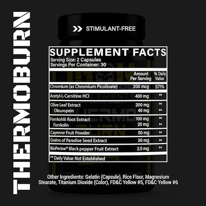 Iron Brothers Supplements Stimulant Free Fat Burners for Women and Men – Weight Loss - Non Stim Thermogenic Fat Burner – Dietary Supplement – Metabolism Booster with Cayenne Pepper – 30 Day Supply