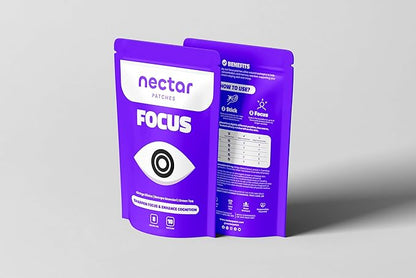 Focus Patch | with Bacopa Monnieri, Green Tea & Ginkgo Biloba | 10 Patches