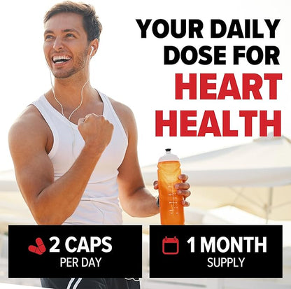 10X Health TMG Supplements - Trimethylglycine Supplement for Liver Support, Heart Wellness, Energy, Homocysteine Levels - TMG Capsules with Betaine Anhydrous - Non-GMO & Gluten-Free - 60 Capsules
