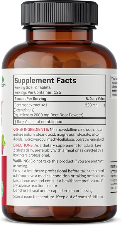 Futurebiotics Beet Root Extra Strength, Non-GMO, 250 Vegetarian Tablets