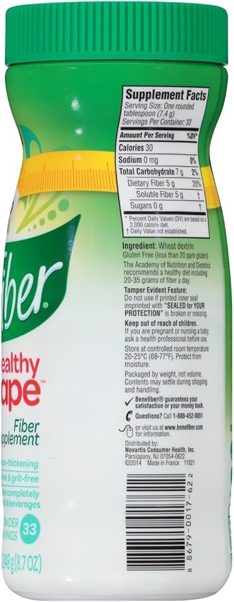 Benefiber Healthy Shape 3 Size 33ds Benefiber Healthy Shape 33 Doses