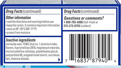 Pepcid AC Maximum Strength Heartburn Relief Tablets, OTC Medicine Prevents & Relieves Heartburn Due to Acid Indigestion & Sour Stomach, 20mg Famotidine Acid Reducer, ICY Cool Mint, 40 ct