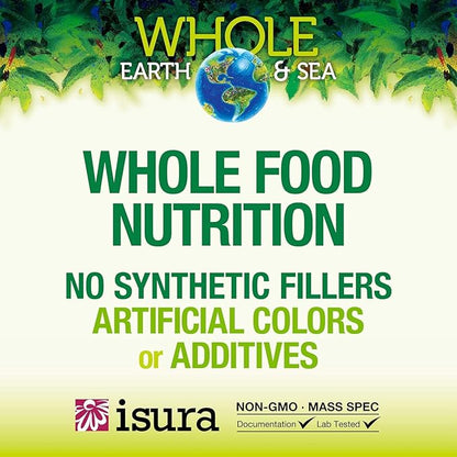 Natural Factors Whole Earth & Sea, Women's Prenatal Multivitamin and Mineral, Whole Food Supplement, Vegan, 60 Tablets
