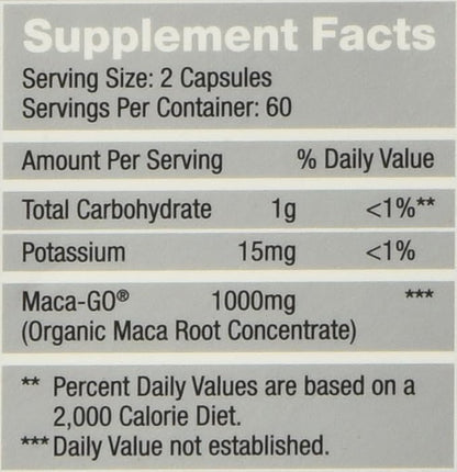 Femmenessence MacaPause – Clinically Proven for Post Menopause, Natural Hormone Balance Supplements for Women, Bone and Heart Health, Symptom Relief, Organic Maca Root Capsules (120)