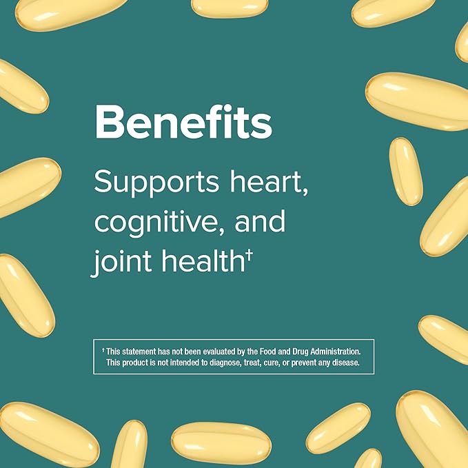 Webber Naturals Fish Oil 2850 mg, High Potency, 1800 mg Omega-3 per Serving, 240 Clear Enteric Softgels, No Fishy Aftertaste, Ultra-Purified, Supports Heart, Cognitive, and Joint Health