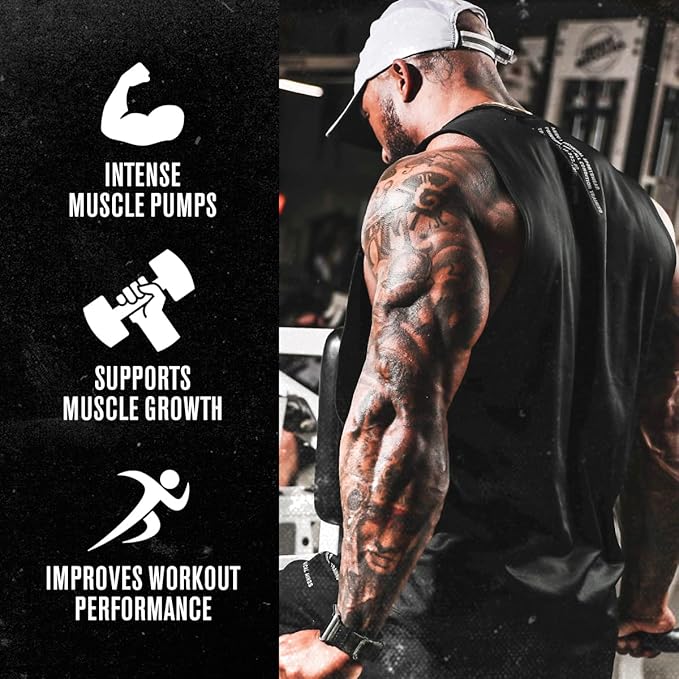 Jacked Factory Muscle Builder Supplement Stack - Build-XT Muscle Builder & N.O. XT Nitric Oxide Boosting Agent for Dual Support (30 Day Supply)