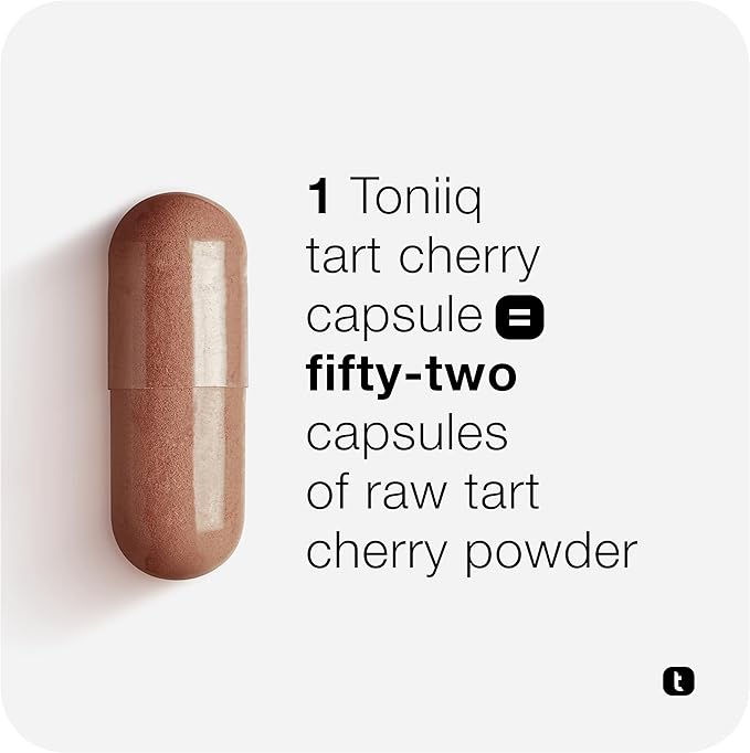 Tart Cherry Capsules - Ultra High Potency 52:1 Extract - Highly Concentrated - Third-Party Lab Tested for Purity & Quality - 120 Capsules