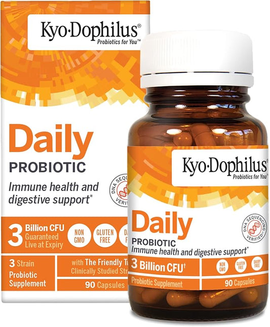 Kyo-Dophilus Daily Probiotic, Immune and Digestive Support*, 90 capsules
