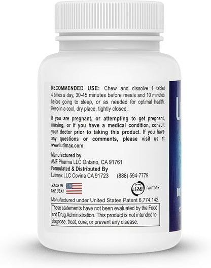 Lutimax Luteolin Complex w/Rutin - Immune Support Brain Supplements - Bioflavonoids w/Vitamin C, D & E for Joint, Muscle, & Dietary Issues - Antioxidants Supplement w/Immune Support - 120 Tablets