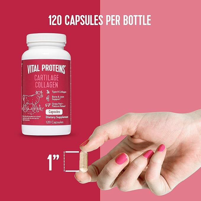 Vital Proteins Collagen Peptides Powder 19.3oz+ Collagen Pills, Type II