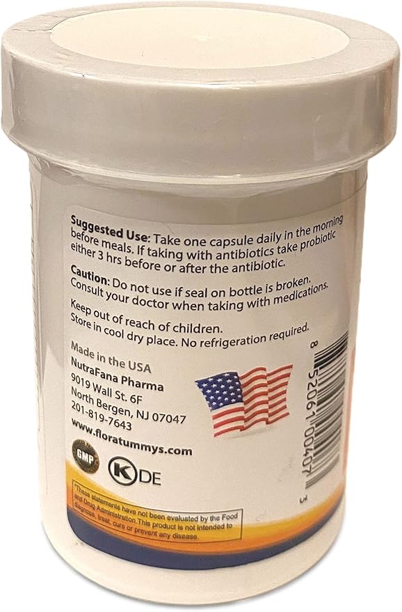 50 High Potency Adult Probiotic, 50 Billion CFU, Prebiotics, Dairy Free, Gluten Free Probiotic, Non-GMO, Sugar-Free, Made in USA