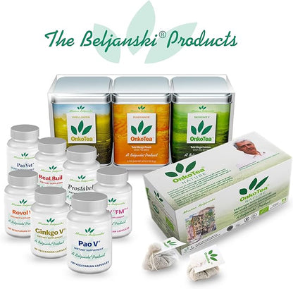 Beljanski® Products - Ginkgo V® Dietary Supplement - Ginkgo Biloba Extract - 100 Capsules