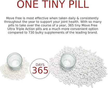 Move Free Type II Collagen, Boron & HA Ultra Triple Action Tablets, Move Free (75 Count In A Bottle) 1 ea
