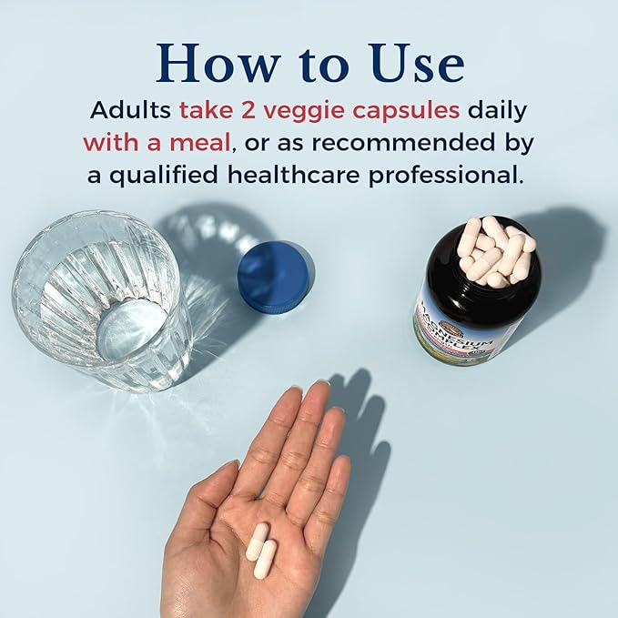 Vitalitown 10 in 1 Magnesium Complex Supplement - 400mg Elemental Magnesium Chelated with Glycinate, Citrate, Malate, Taurate & More - for Sleep Muscle Heart Energy - Non-GMO, Vegan, 90 Caps