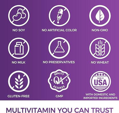 Vitamin World Ultra 360 Multivitamin for Women, Women's Multivitamin with Herbs & Collagen for Hair, Skin & Nails, Supplement with Iron, Vitamin A, B, C, D, E for Energy & Immune Support, 180 Caplets