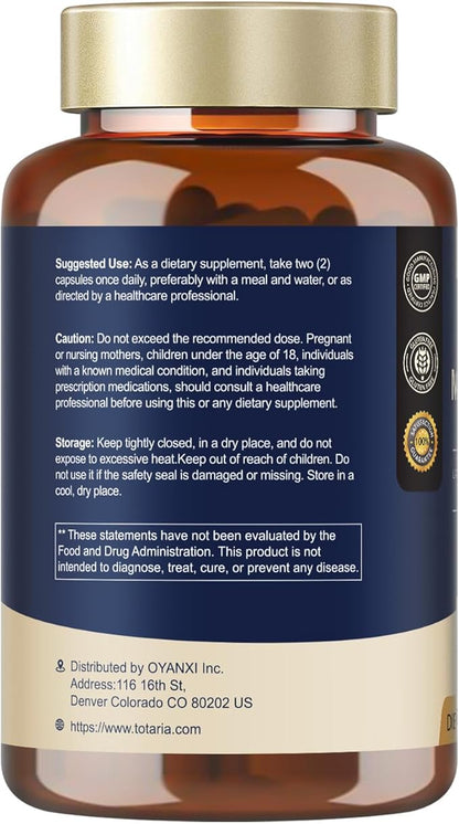 25 in 1 Brain Supplements for Memory and Focus & Neuro Health - Daily Brain Nootropic Cognitive Supplement with L-Tyrosine, Bacopa Monnieri, Ginkgo Biloba, Alpha GPC - Non-GMO, Gluten Free, Vegan