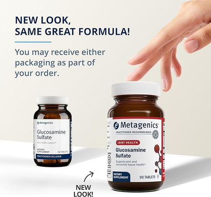 Metagenics Glucosamine Sulfate - Joint Health & Cartilage Health Supplement* - with Vitamin C, Potassium & D-Glucosamine Sulfate - 90 Tablets