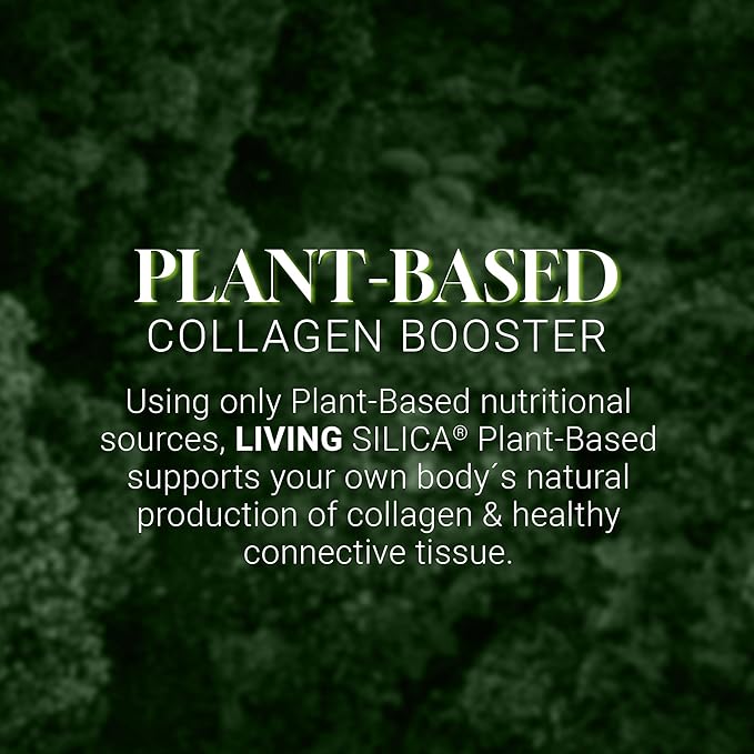 Living Silica Plant Based Collagen Booster | Vegan | Supports Healthy Collagen and Elastin Production for Joint & Bone Support, Glowing Skin, Strong Hair & Nails 500 ml | 16.9 Fl Oz