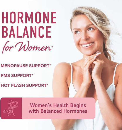 Hormone Balance Liquid Drops | with Black Cohosh, Stinging Nettle, Red Raspberry Leaf, Chasteberry & More | Menopause, Hot Flash, & PMS Relief Menstrual Herbal Support Tincture | Vegan Formula | 2oz